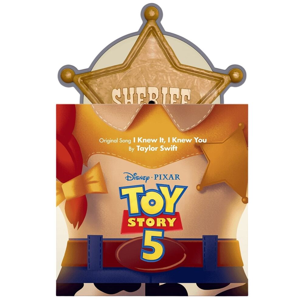 Taylor Swift Toy Story 5 *SEALED* Vinyl Sheriff's Badge Picture Disc
